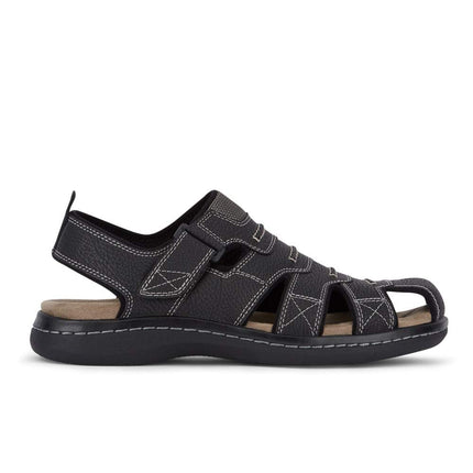 Dockers Men's Searose Fisherman Sandal, Black, 12 UK