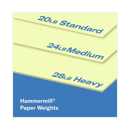 Papier couleur Hammermill, papier imprimante canari 20 lb, 8,5 x 11-10 ramettes (5 000 feuilles) – Fabriqué aux États-Unis, papier pastel, 103341C