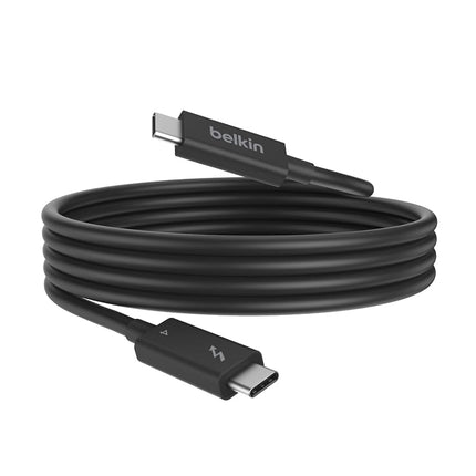 Belkin Active Thunderbolt 4 USB-C Cable, USB Type C Connection with 100W Power Delivery PD Enabled, USB 4 Compliant and Compatible with TB3 Compatible with MacBook Pro, iPhone 15 Pro, more, 2m