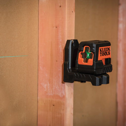 Klein Tools 93MCLG Self-Leveling Laser Level, Mini Cross-Line Level, Leveling Alignment Tool, Bright Green Horizontal and Vertical Lines