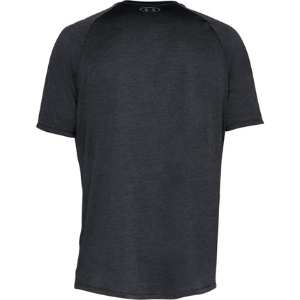 Camiseta de manga corta de cuello en V Under Armour Tech 2.0 para hombre, negro (001 grafito, L UK)