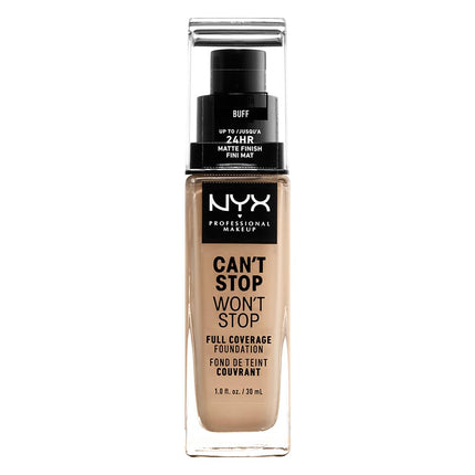 NYX Professional Makeup Foundation Can't Stop Won't Stop Matte Shade: Buff