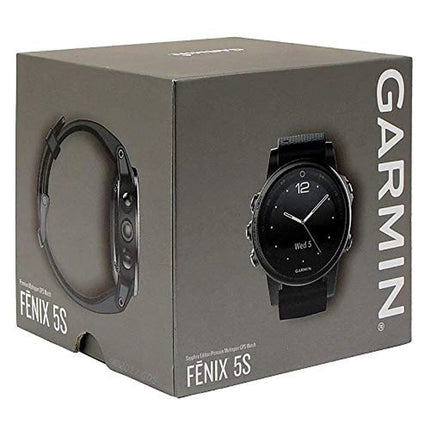 Garmin QuickFit 22 Black Leather Watch Strap