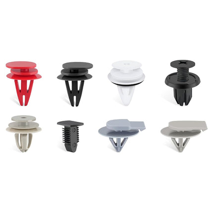 GOOACC 130PCS Body Interior and Exterior Retainer Fastener Clip Rocker Moulding Clip W/Sealer for Mini Cooper 51-71-7-127-742 07-13-1-480-419 BMW Lawson Clip Lizard