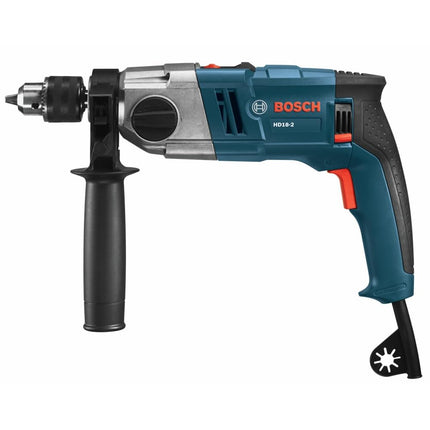 Bosch HD18-2 Two-Speed Hammer Drill, 1/2 by BOSCH