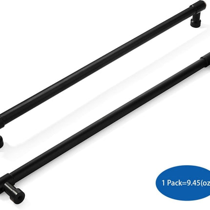 khtumeware 2 Pack Matte Black Cabinet Pulls 12 Inch(305mm) Hole Centers Kitchen Cabinet Handles Cabinet Hardware Kitchen Handles for Cabinets Cupboard Handles Drawer Pulls