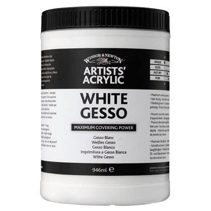 WN Acrylic White Gesso 1 L, ACFAWG1L