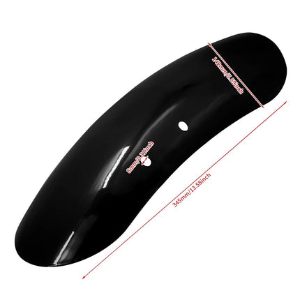 HDBUBALUS Motorcycle Short Front Fender Mudguard Fit for Harley Sportster Forty Eight XL1200X 2010-2017 Gloss Black