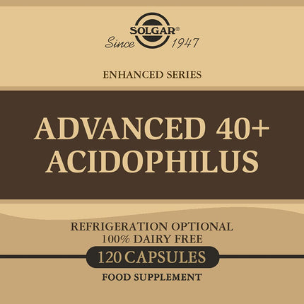 Solgar Advanced 40+ Acidophilus Vegetable Capsules