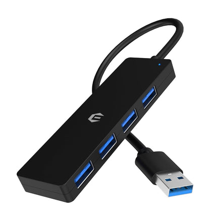 USB Hub by Tymyp Ultra Slim 4-Port USB 3.0 Splitter for Mac Pro/Air, Dell, HP, Surface Pro, Notebook PC, Tesla Model 3