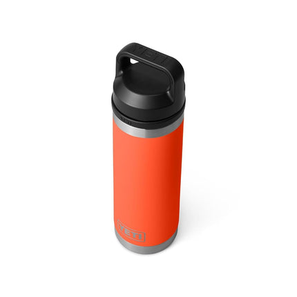 YETI Rambler 18 oz Bottle, Leakproof, Vacuum Insulated, Stainless Steel with Chug Cap, Papaya