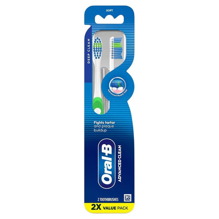 Oral-B Indicator Contour Clean Manual Soft Toothbrush, 2 Count