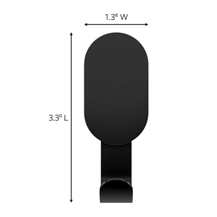 3M CLAW 15 lb. 2 Drywall Black Hooks & 2 Extra Picture Hangers, Heavyweight Hanging Solution for Backpacks, Jackets, Pictures and Room Decor, Cute Wall Hooks - 4 Pack