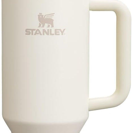 STANLEY Quencher H2.0 FlowState Vaso térmico de acero inoxidable con tapa y pajita para agua, té helado o café, batidos y más, crema 2.0, 40oz