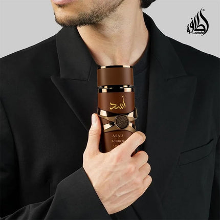 Asad Bourbon by Lattafa for Men - 3.4 oz EDP Spray