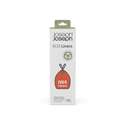 Joseph Joseph IW4 50L Eco Liners Recycled Bin Line