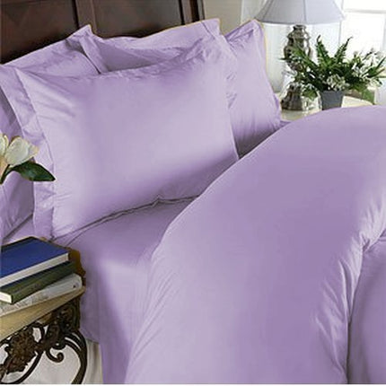 Elegant Comfort Egyptian Quality Super Soft Wrinkle Free 4-Piece Sheet Set, King, Lilac
