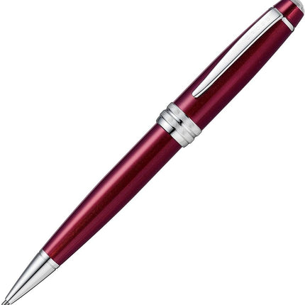 Cross Bailey Ballpoint Pen - Twist Mechanism - Black Ink - Line Width M - Red Lacquer