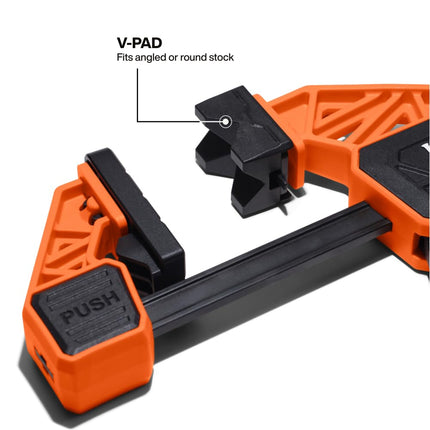 Klein Tools 47559 Speed-Klamp Long Pad and Pivot, 150-Pound, 2-Pack Replacement Pads, Non-Marring Clamp Pads, Durable Grip Protection for Woodworking and Metal Projects