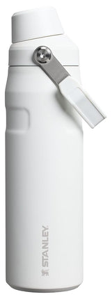 Botella de agua Stanley IceFlow Fast Flow de 24 oz | Tapa con boquilla en ángulo | Ligera y a prueba de fugas para viajes y deportes | Acero inoxidable aislado | Sin BPA | Frost