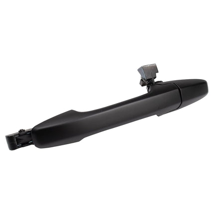 TRQ Rear Left Exterior Door Handle Black Drivers Side Compatible with 2006-2011 Honda Civic