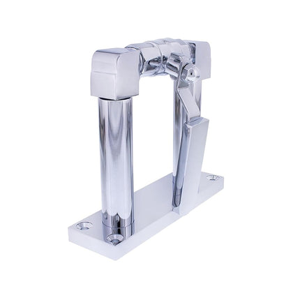 OneBlankWall 46106 Chrome 4 Inch Air Horn Valve Set - Low Rider Style