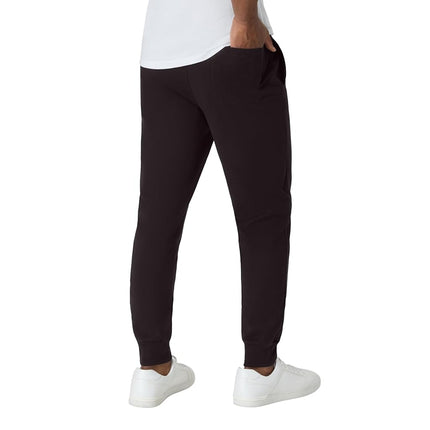 Hanes Originals Cotton Joggers, Jersey Sweatpants for Men with Pockets, 30" Inseam, Black, Small