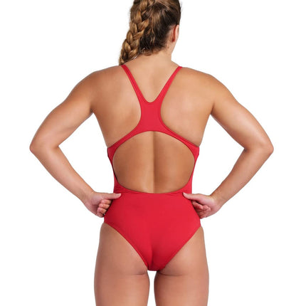 Arena Women's Standard Swim Pro Open Back One Piece Solid Team Athletic Training Swimsuit