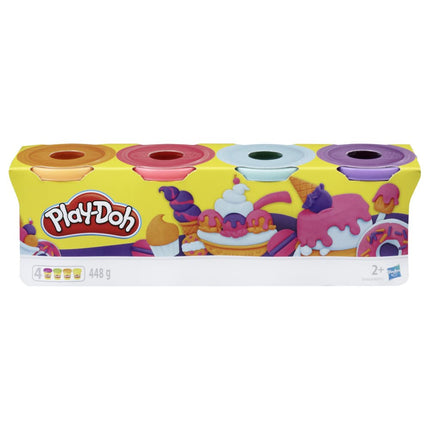 Play-Doh 4-Pack, Sweet Themed Non-Toxic Modelling Compound Set, Crafts for Kids, Creative Toys for 2+ Year Olds, Arts and Crafts