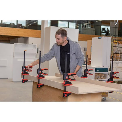 Bessey EHKL360, 24 In., Trigger Clamp and Spreader 360 Rotating Handle One-Hand Bar Clamps