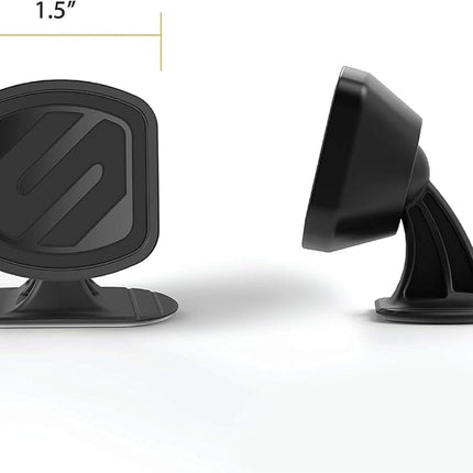 Scosche MMD-2PKXCES0 MagicMount Select Universal Magnetic Phone, GPS Horizontal Dashboard Phone Holder for Car, Home or Office, Black (Pack of 2)