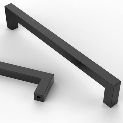 Asidrama 10 Pack 7.5 Inch(192mm) Matte Black Kitch