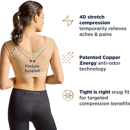 Soutien-gorge Tommie Copper avec support d'épaules - Nude, Medium