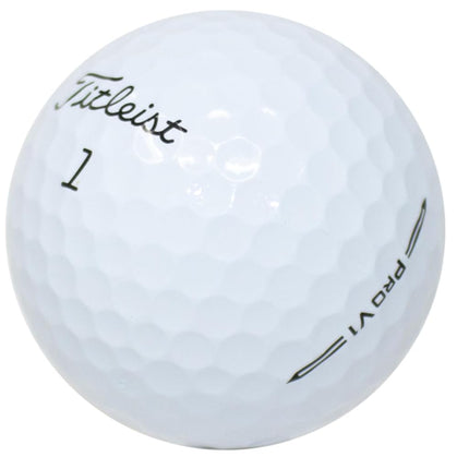 LostGolfBalls - 48 balles de golf Titleist Pro V1 en bon état, modèle 2023, qualité AAA, balles de golf usagées et recyclées, Titleist ProV1, la balle numéro 1 au golf, blanches