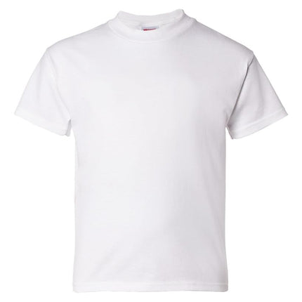 Hanes Boys' Essentials Short Sleeve T-Shirt Value Pack (3-Pack), White, Medium
