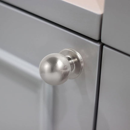KHTUME Ware 10 Pack Cabinet Hardware Knobs (Satin Nickel)