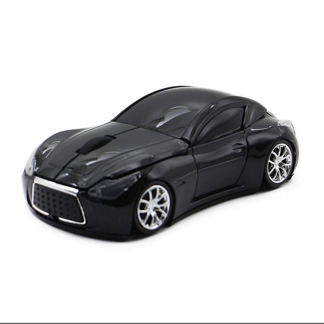 Wireless Mice Sports Car Computer Mouse Laptop Optical Gaming Mouse (Black)