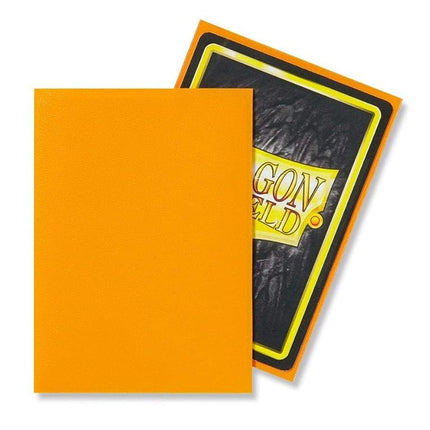 10 Packs Dragon Shield Matte Standard Size 100 ct Card Sleeves Display Case Orange