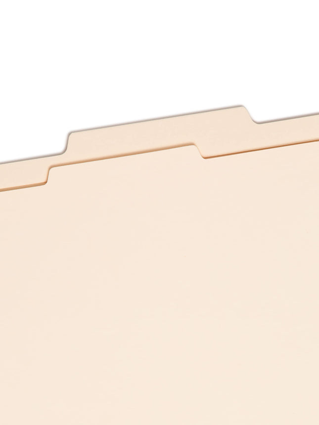 Smead Classification File Folder, 1 Divider, 2" Expansion, 2/5-Cut Tab, Letter Size, Manila, 10 per Box (13700)