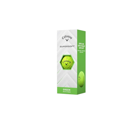 Callaway Supersoft 2025 Golf Balls, Green (Pack of 12)