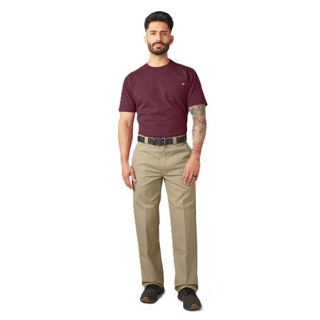 Dickies Men's Loose Fit Double Knee Work Pants, Kh