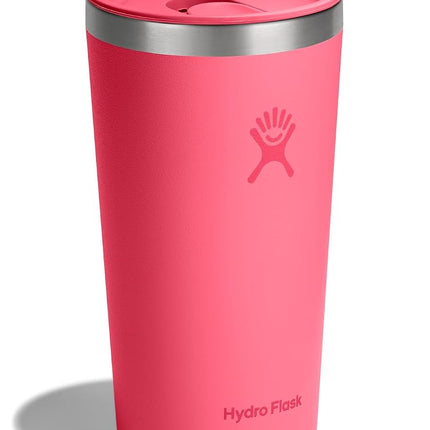 Hydro Flask All Around Tumbler Press-in Lid, Insulated Travel Mug, Stainless Steel Coffee Cup 20 Oz Popstar Pink