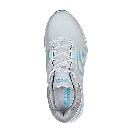 Skechers Go Golf Elite 5 GF Women's Golf Shoes, Grey Turquoise, 10 AU