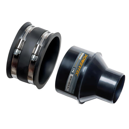 POWERTEC 70322 4" to 2-1/2" Reducer and 4" Dust Co