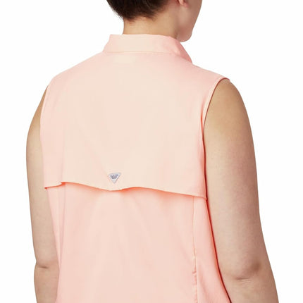 Columbia Women's Tamiami™ Women's Sleeveless Shirt, Tiki Pink, X-Small