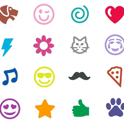 Crayola Emoji Stampers, Pip Squeaks Washable Markers, Gift for Boys & Girls, 16 Count