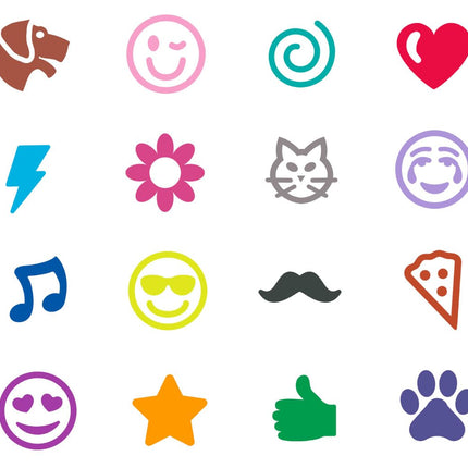 Crayola Emoji Stampers, Pip Squeaks Washable Markers, Gift for Boys & Girls, 16 Count