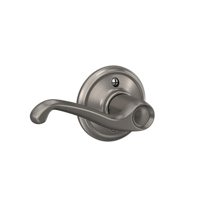 Schlage F170FLA619LH Flair Left Hand Dummy Lever, Satin Nickel