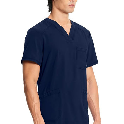 Cherokee Infinity CK900A Men's V-Neck Solid Scrub Top