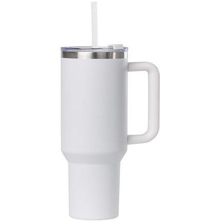 Sip+Sea Cayman 30 oz Stainless Steel Tumbler with Handle, Lid, and Straw | Double Wall Vacuum Insulated